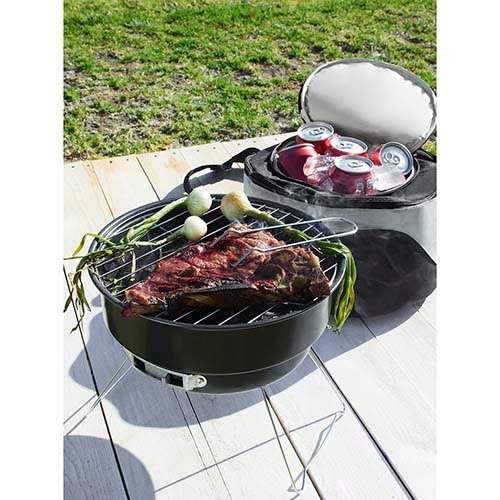 Asador Con Hielera Camping