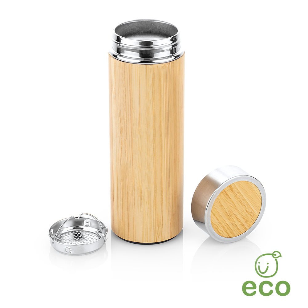 Termo Bambú 500ml / 17 Oz