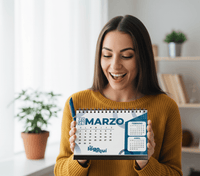 KIT 3 | CUADERNO CUADERNO 16X23, LAPICERO DRESDE, CALENDARIO BASE + 6 HOJAS
