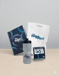 KIT 2 | CUADERNO, TERMO GYM, CALENDARIO MINI, BOLSA CAMBREL.