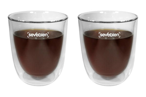 Set de vasos de vidrio «Double»